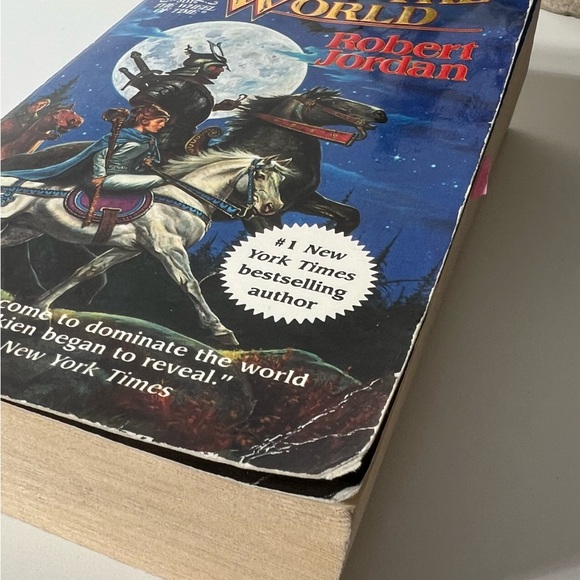 1990 Wheel of Time The Eye Of The World Robert Jordan 1st Edition Mass Market - Picture 5 of 6